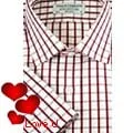 Half check shirt in Red & white from Arrow