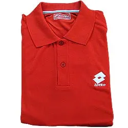 Red Lotto Polo T Shirt