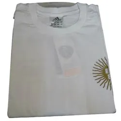 For all Lionel Messi Fans -  White Round Neck T Shirt with Messi Printed on back
