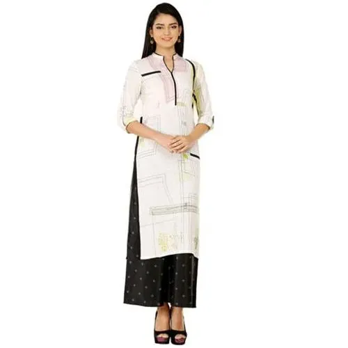 Ivory Frosted Kurti by W Lifestyle