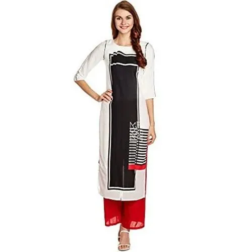 Classy Black and White Kurta by W