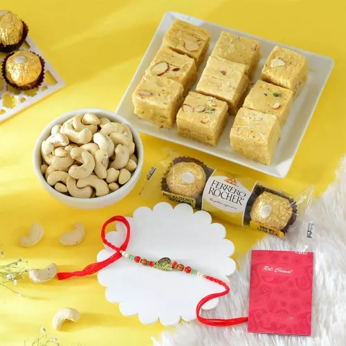 Rakhi and Gourmet Treats Combo