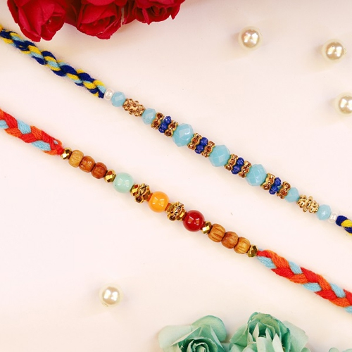 Amazing Vibrant Beads Rakhi