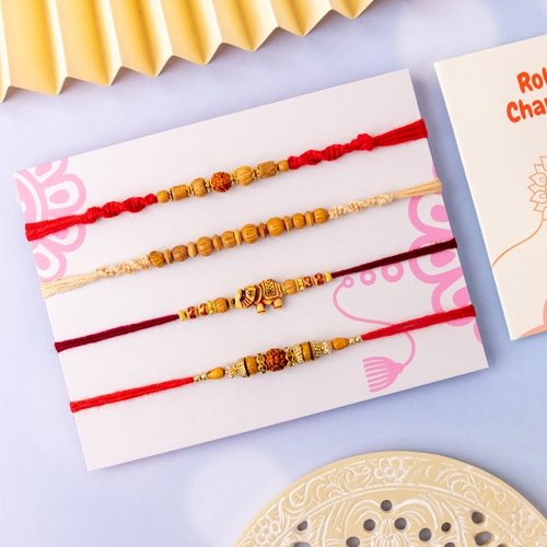 Precious Rakhi Moments for Four