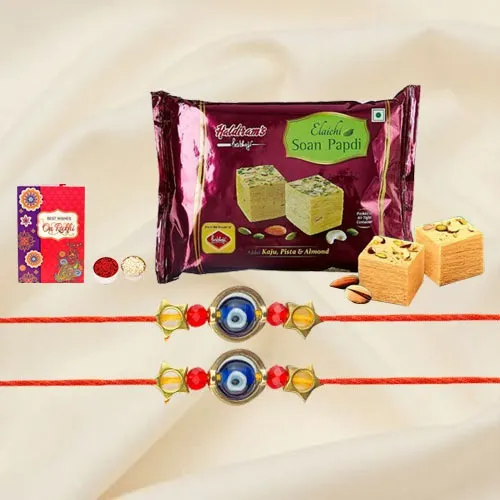 Soan Bonds with Evil Eye Rakhi Sets