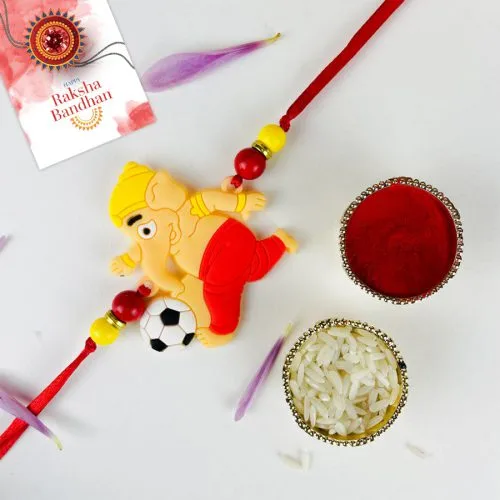 Whimsical Kids Ganesh Rakhi Gift