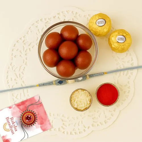 Premium Rakhi & Gulab Jamun Surprise