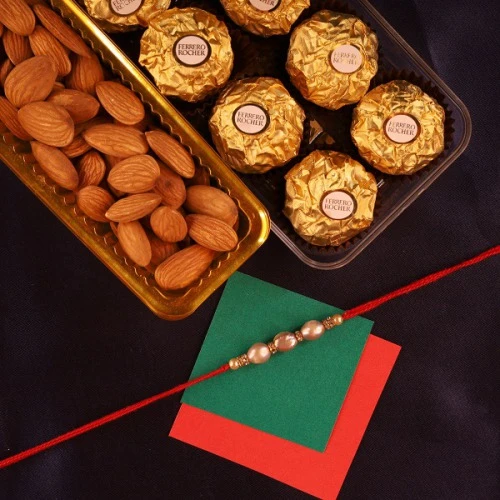 Rakhi with Ferrero and Almonds