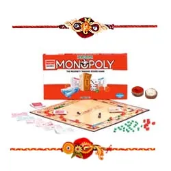 Lovely Monopoly Selling Game Worldwide with 2 Free Rakhi