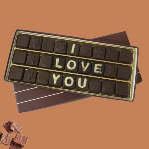 Send I Love You Homemade Assorted chocolate