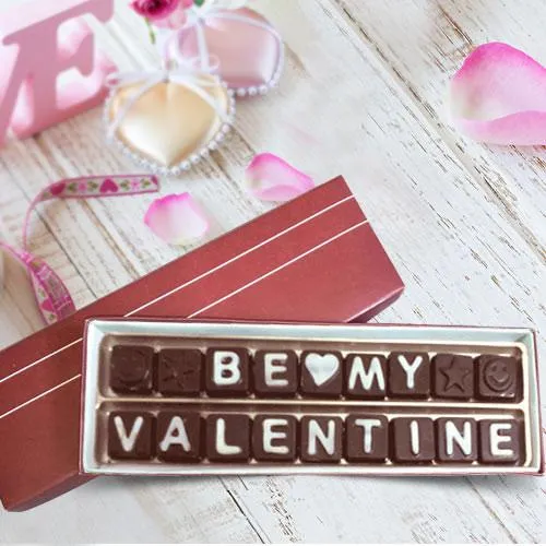 Propose with a Be My Valentine Chocolate