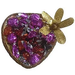 Assorted Handmade Chocolates in a Heart Shaped Box