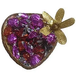 Deliver Assorted Chocolates in Heart Shaped Pack