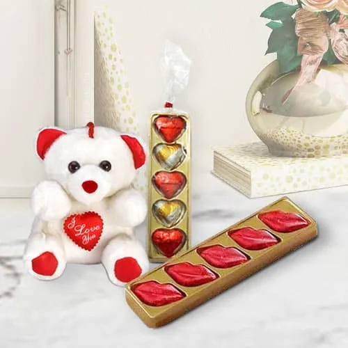 Order Teddy N Handmade Chocolates Combo