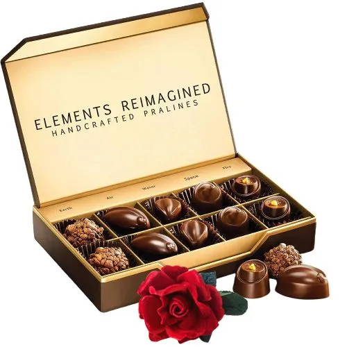 Send Velvet Rose with Chocolates from ITC