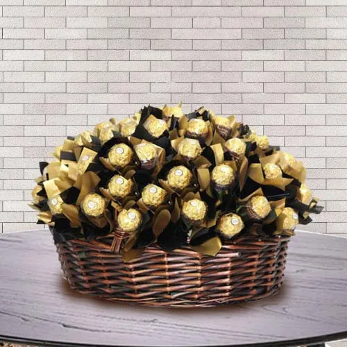 Wonderful Basket of Ferrero Rocher Chocolate