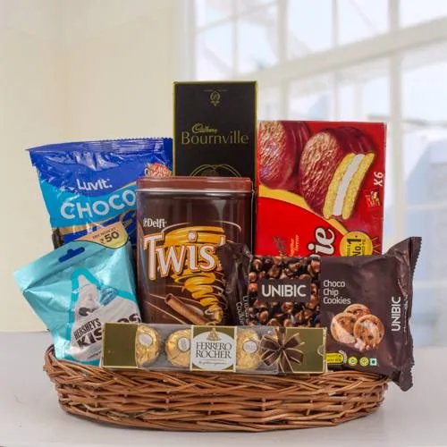 Order Chocolate Basket Hamper