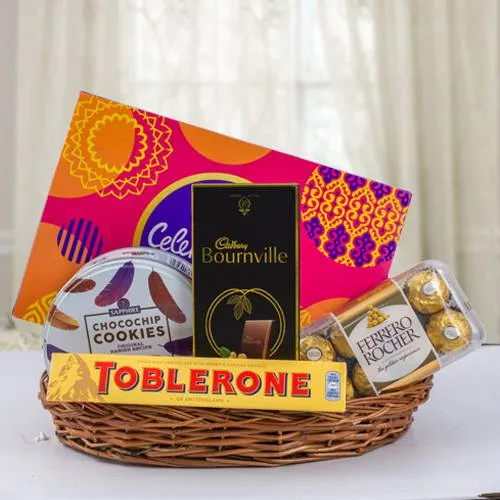 Tasty Chocos Basket Hamper