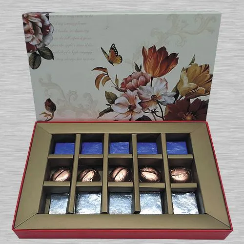 Deliver Dry Fruit Filled Handmade Chocolates Box