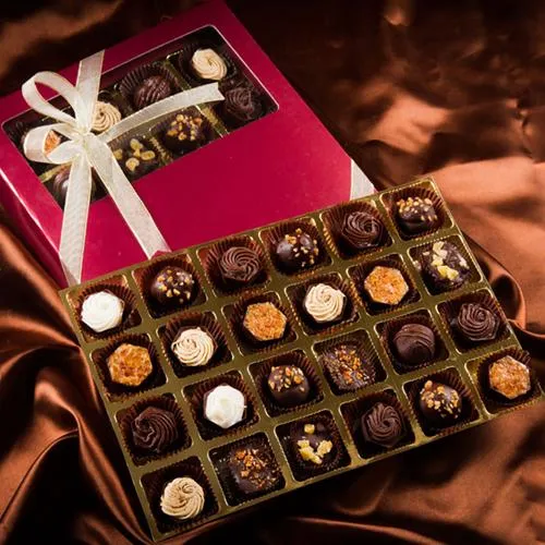 Delectable Handmade Rum filled Chocolate Box