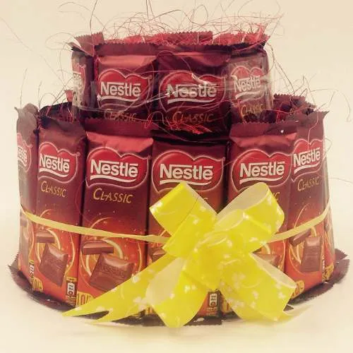 Send Dual Layer Arrangement of Nestle Classic Chocolates