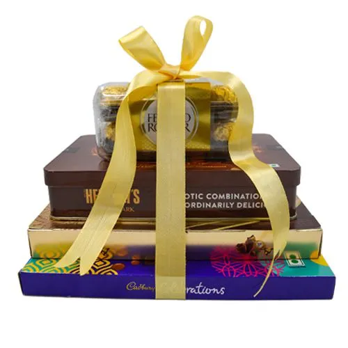 Finest 4 Tier Chocolate Tower Gift