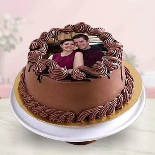 Yummy Chocolate Photo Cake