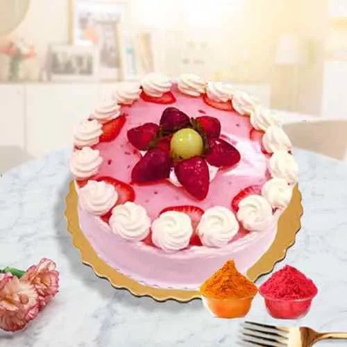 Appetizing Strawberry Cake