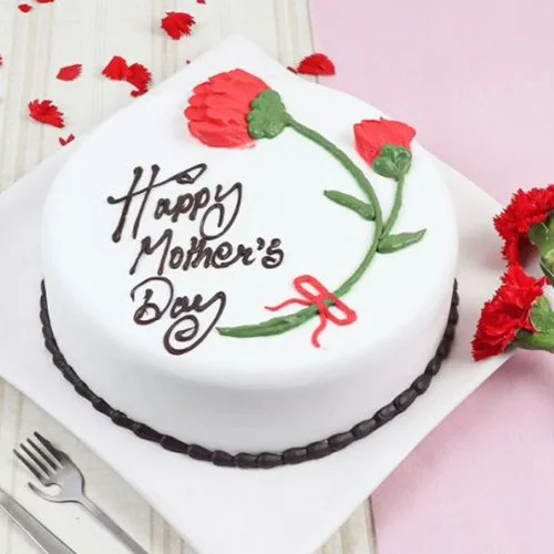 Buy Sumptuous Happy Mothers Day Vanilla Cake