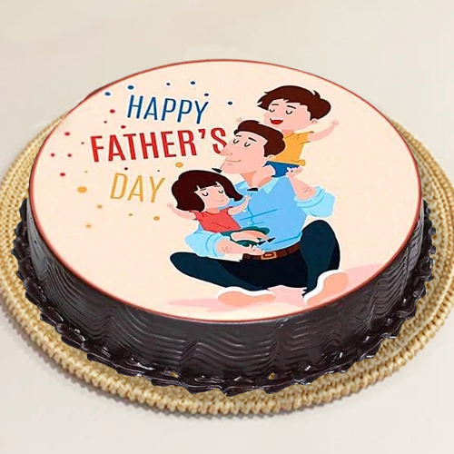 Sumptuous Fathers Day Chocolate Cream Cake