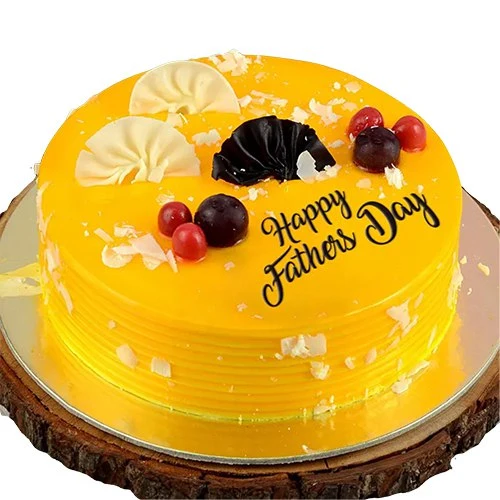 Scrumptious Mango Cream Cake for Fathers Day