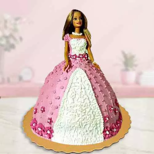 Online Yummy Barbie Doll Cake