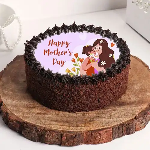 Luscious Mothers Day Chocolate Cake