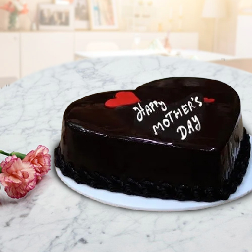ChocHeart Shaped olate Cake 2.2lb. (Mother's Day Special)