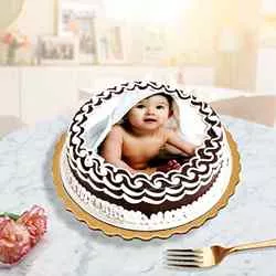 Delicious Chocolate Photo Cake