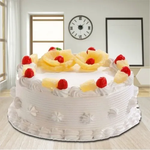 Send Eggless Pineapple Cake from 3/4 Star Bakery for Mom 