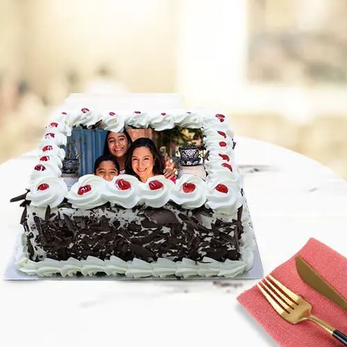 Silky Smooth Black Forest Photo Cake