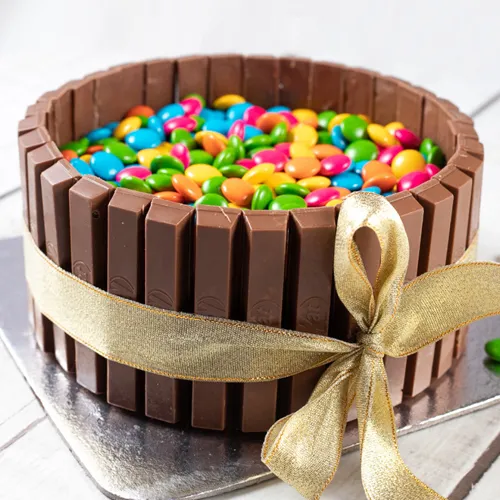 Online Kitkat Gems Cake