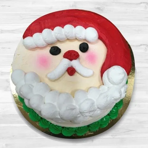 Scrumptious Santa Claus Fondant Cake	