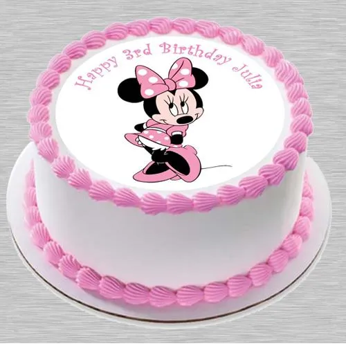 Special Minnie Cream Cake