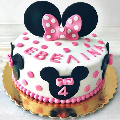 Buy Minnie Mouse Fondant Cake 