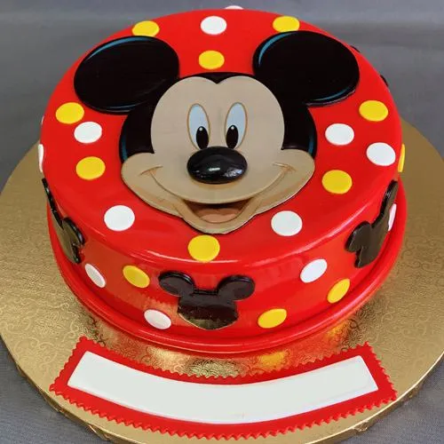 Deliver Mickey Designed Cake