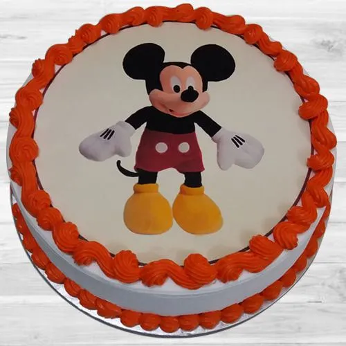 Appealing Mickey Mouse Special Cake for Kids