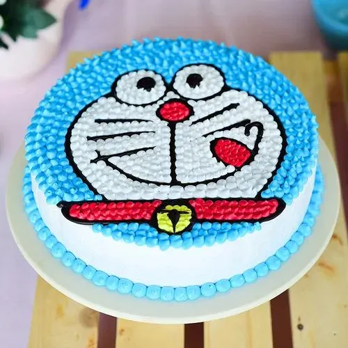 Creamy Doraemon Cake