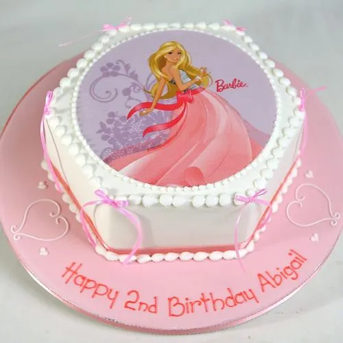 Send Barbie Photo Cake for Birthday