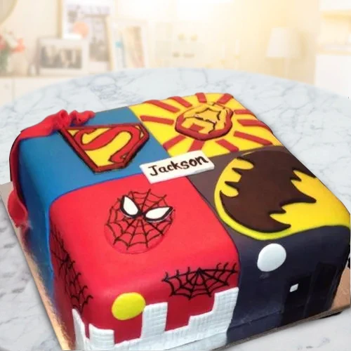 Remarkable Super Hero Cake for Little Prince