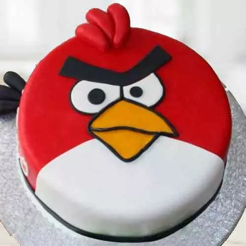 Send Angry Bird Fondant Cake Online