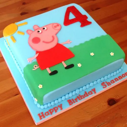 Buy Peppa Pig Egg-less Cake for Kids