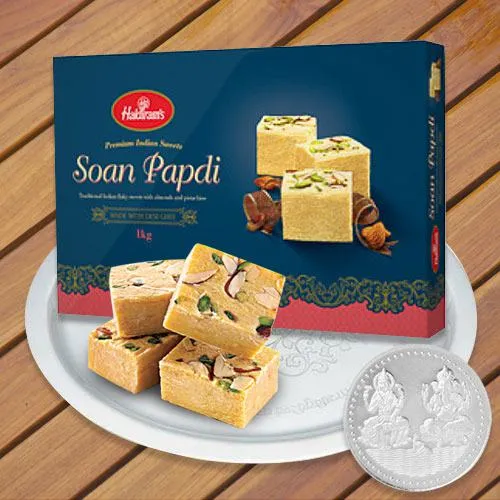 Haldirams Soan Papri N Thali , Free Coin 