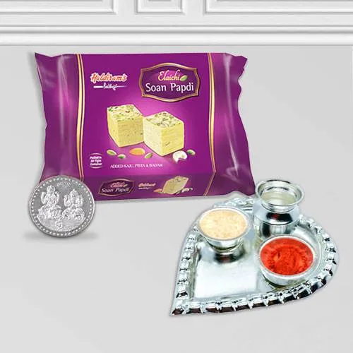 Haldiram Soan Papri N Thali , Free Coin 